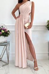 Romantically Incented – Maxikleid mit One-Shoulder-Träger