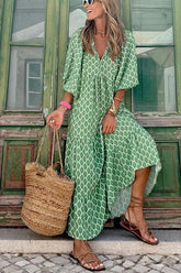 Wandering Soul – Lockeres Midikleid mit Puffärmeln