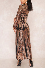 Party Muse – Kimonomantel mit offener Vorderseite und Pailletten