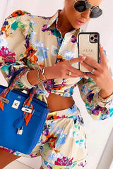 Blissful Mindset – Geblümte Urlaubsbluse