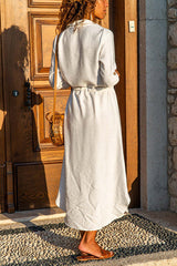 Picture Perfect – Midikleid mit Knopfleiste