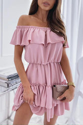 Schulterfreies Kleid „Waves Will Fade“