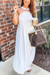 Feel That Sunshine – Süßes Kleid mit Kreuzdetail