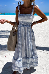 Vintage Soul – Gesmoktes Midikleid