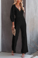 „I Can’t Resist“-Jumpsuit aus Spitze mit Laternenärmeln