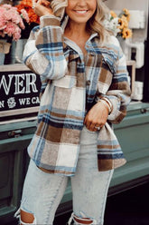 Women's Oversized Plaid jacket Coat
