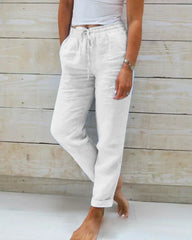 Brianna Soft Linen Pants