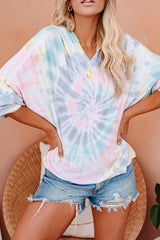 Having Fun Tie-Dye Long Sleeve Hoodie
