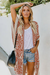 Seaside Retreat Boho Print Kimono – 4 Farben