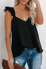 Feeling Myself Lace Up Tank Top - 3 Colors