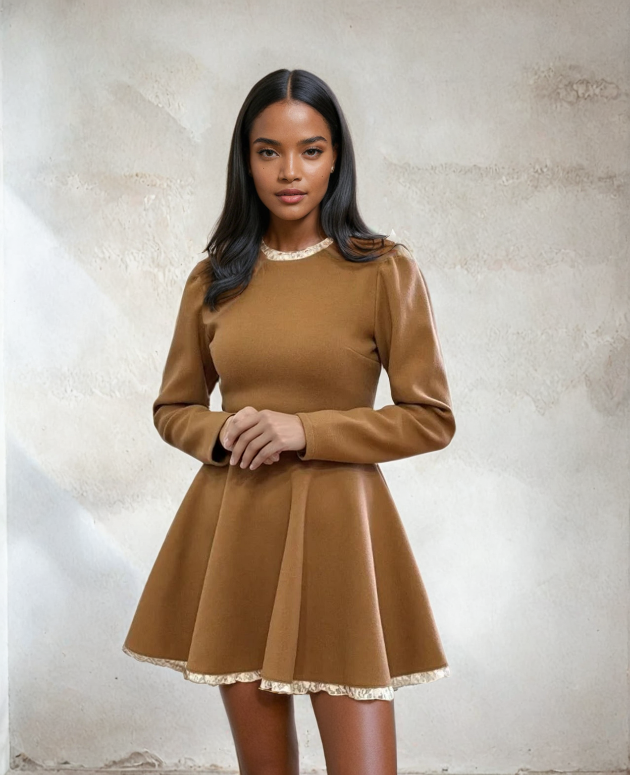 Minikleid im Vintage-Puppen-Stil
