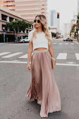 City View Pleated Maxi Skirt - 6 Colors