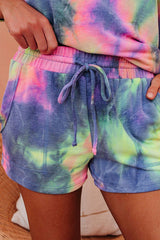 Color Your Life Long Sleeve Tie-Dye Pajamas Set