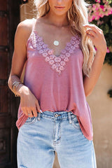 Always Lovely Lace Up Tank Top - 3 Colors