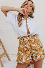 Sunshine State of Mind Daisy Print Shorts