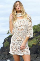 Lace Hollow-out Bikini Dress