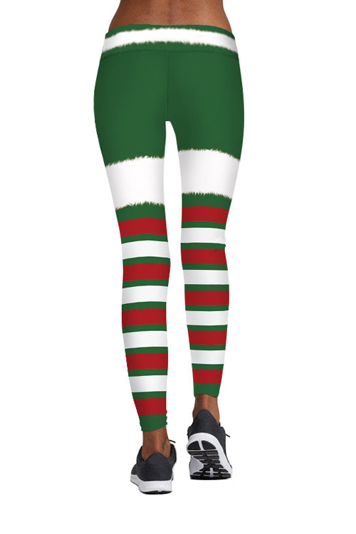 Christmas Tree Print Sports Pants