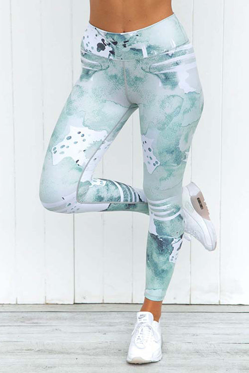 Yoga Wash Painting Leggings