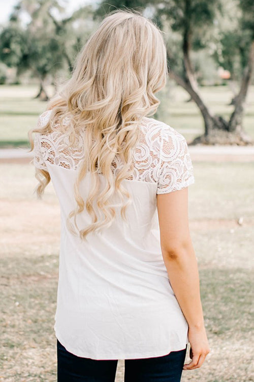 Lace Embroidered Romantic Blouse - 3 Colors