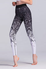 Yoga Black Gradiant Leggings