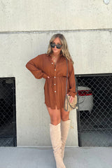 Precious Impression Long Sleeve Romper Dress - 2 Colors