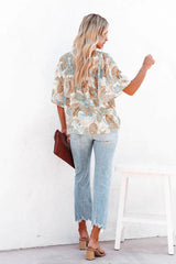 Weekday – Schickes, bedrucktes, kurzärmliges Oberteil