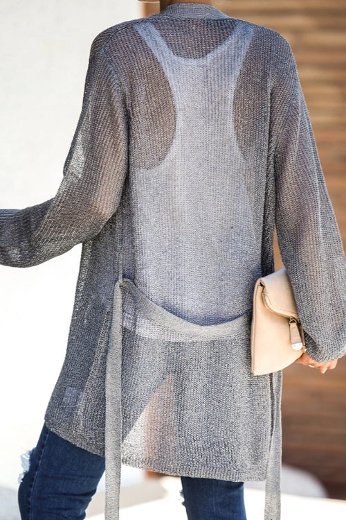 Afternoon Daydream – Strickjacke mit Krawatte