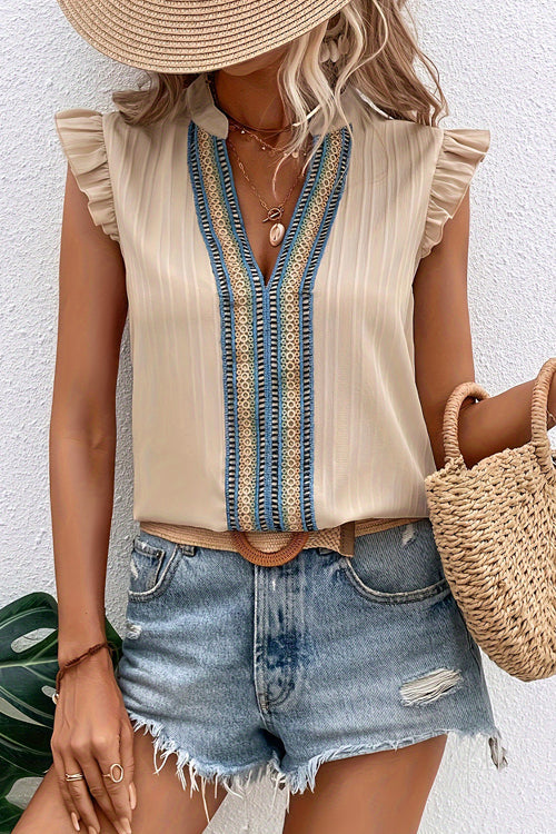 Live For Now Boho Sleeveless Top