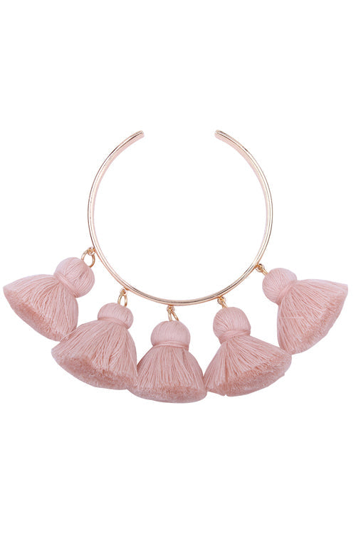 Fringe Chic Metallic Bracelet
