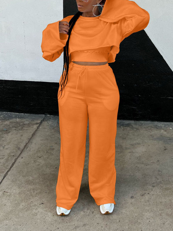 Indiebeautie Solid Three-Piece Sweatsuit