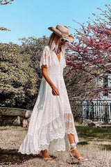 Fabulous Phenomenon Lace Embroidered Maxi Dress