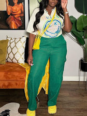 Indiebeautie Solid Cargo Pants