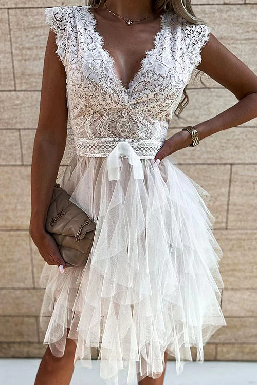 Absolutely Stunning Lace Mini Dress - 3 Colors