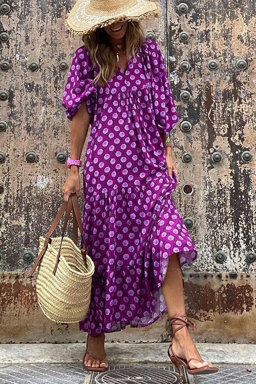 Completely In Love Boho Print Maxi Dress - 6 Colors