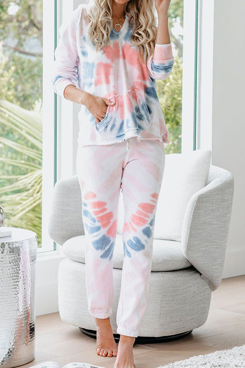 Sweet Sunrise Tie-Dye Long Sleeve Suit - 4 Colors