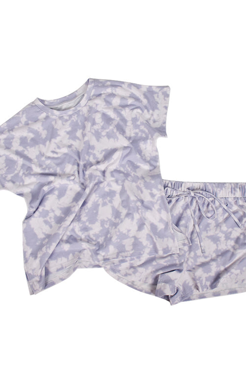 Say It Right – Kurzärmliges Batik-Pyjama-Set
