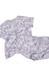 Say It Right – Kurzärmliges Batik-Pyjama-Set