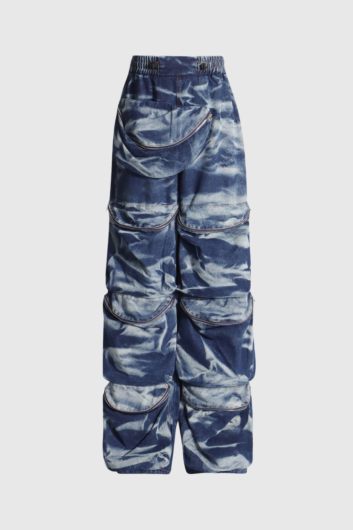 Elowyn Camouflage Print Denim Sets