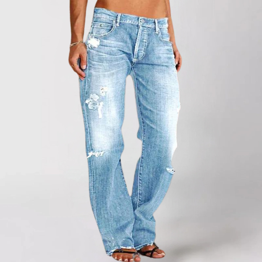 Penny - Loose wide-leg denim jeans