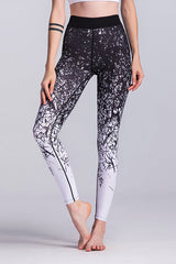 Yoga Black Gradiant Leggings