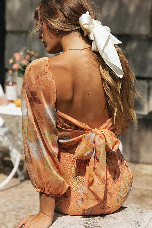Anything For You – Figurbetontes Minikleid mit Blumenmuster