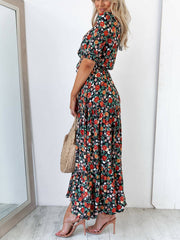 Bohemian long Graceful sleeve party dress