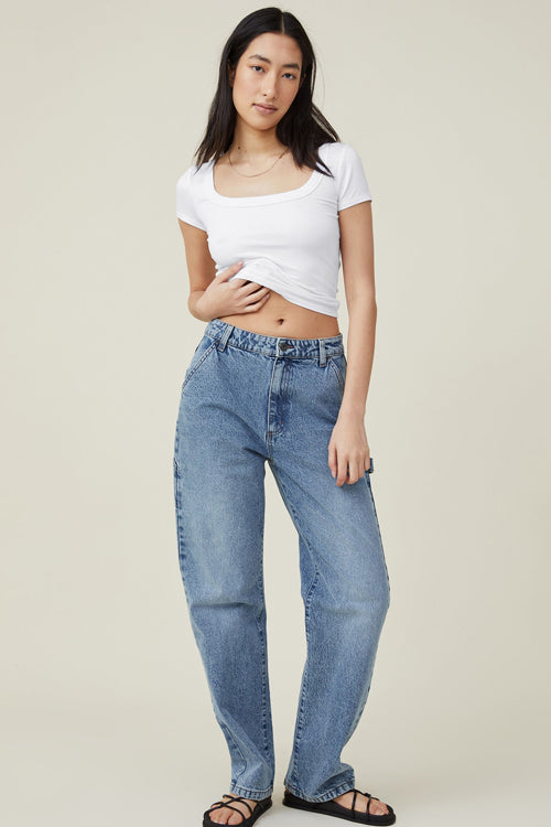 Style Update Kurzarm-T-Shirt aus Baumwolle – 4 Farben