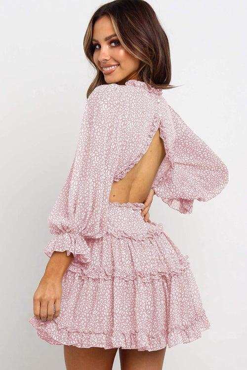 Romance Language – Minikleid mit Rüschenmuster – 3 Farben