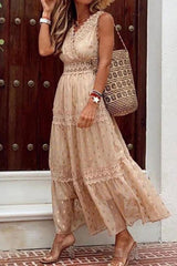 Bohemian Beach Graceful Maxikleid