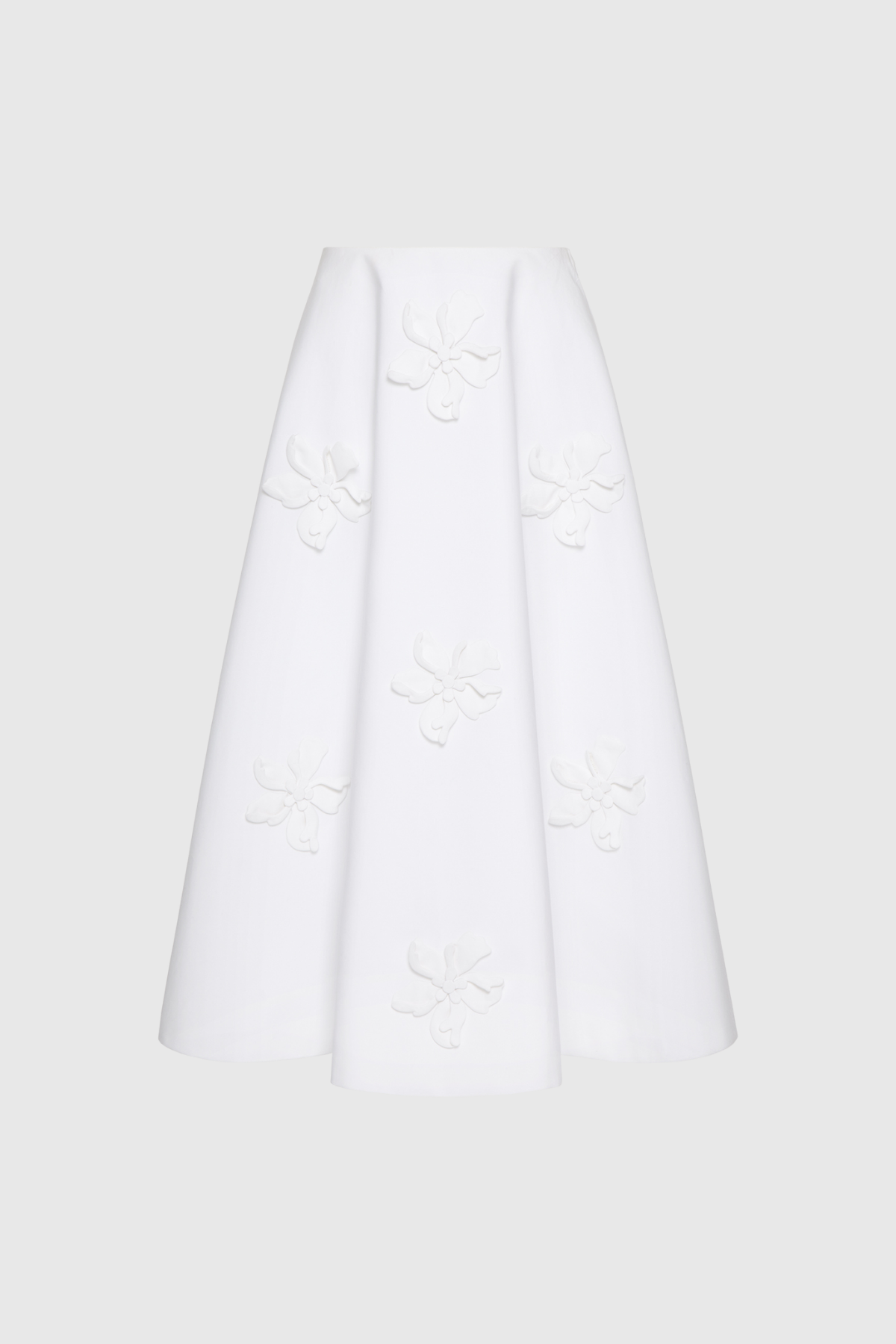 Kira Flower High Rise Midi Skirt