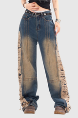 Abie Fringe Torn Hayley Jeans