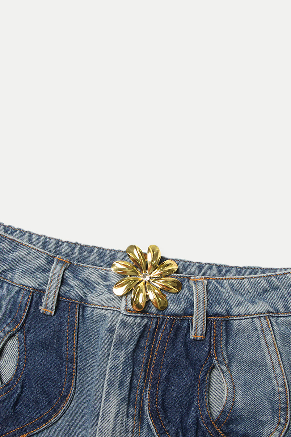 Abigail  Hollow Denim Jeans