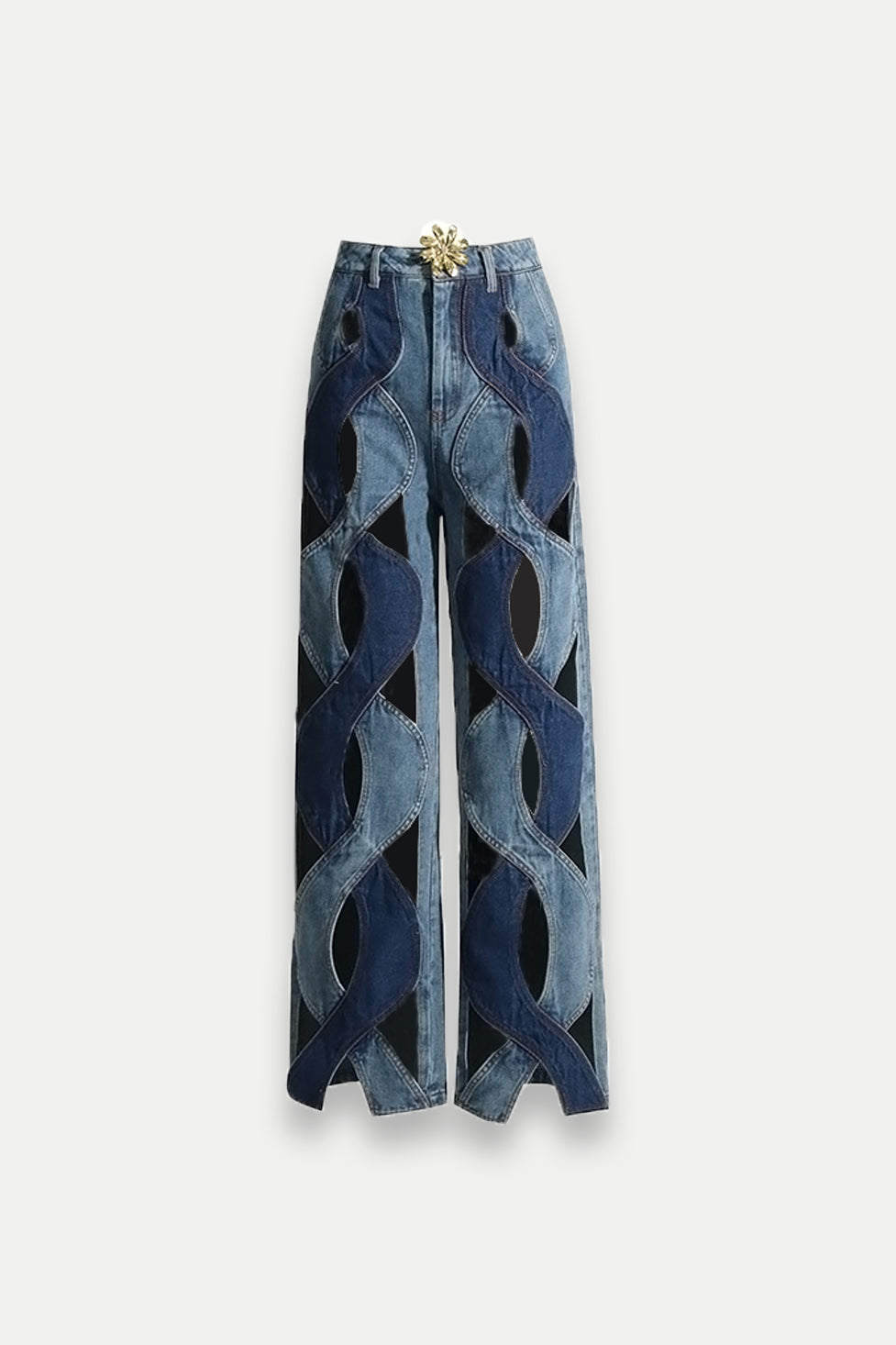 Abigail  Hollow Denim Jeans