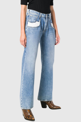 Aderes Contrast Pocket Straight Jeans